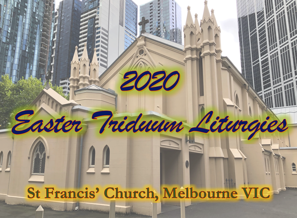 Broadcast of the 2020 Easter Triduum Liturgies + Easter Sunday