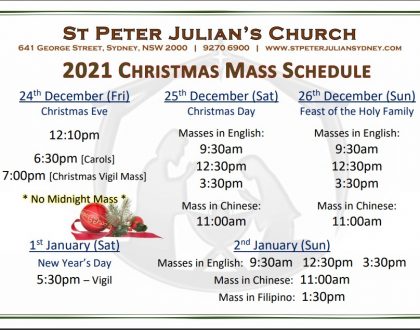 Christmas at St Peter Julian's